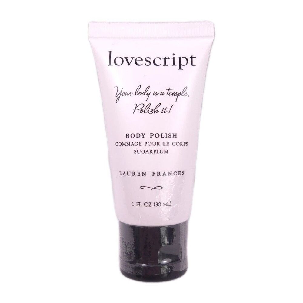 Lovescript Body Polish Sugarplum by Lauren Frances 1oz / 30ml | Exfoliating